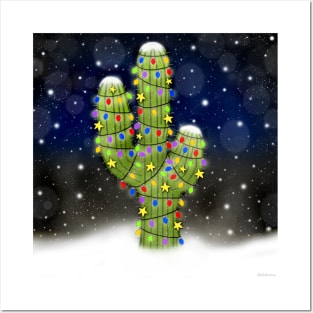 Holiday Cactus Posters and Art